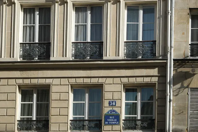 Rue Vieille-du-Temple in the Marais, Paris