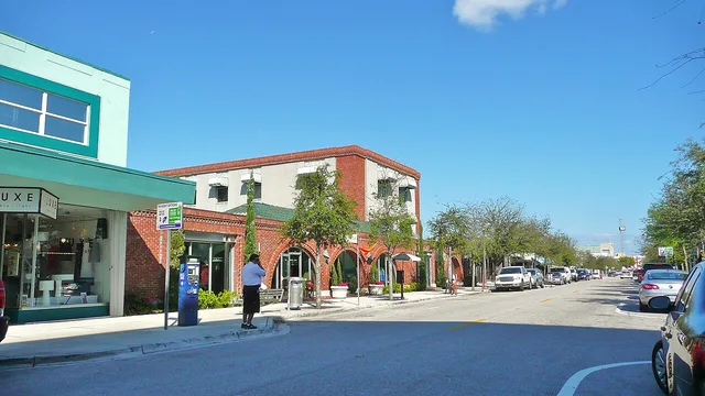A street in Miami’s Design District, photographed in 2011
