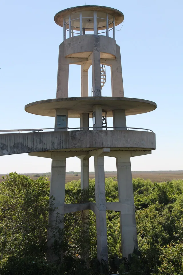 Shark Valley observation tower in Everglades National Park