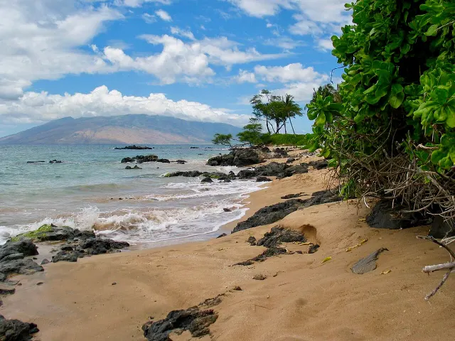 The coast at Kīhei, Maui