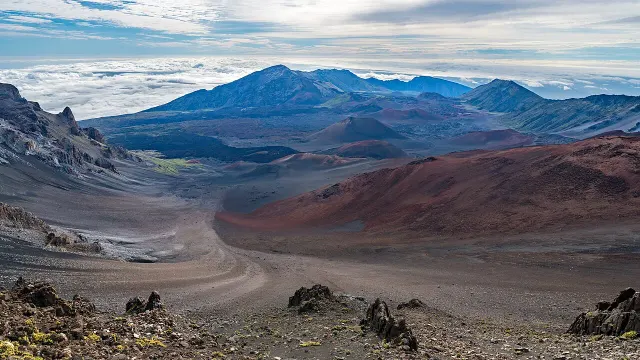 Haleakalā crater on Maui