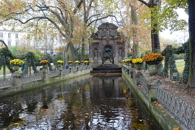 Medici Fountain in Luxembourg Gardens, Paris