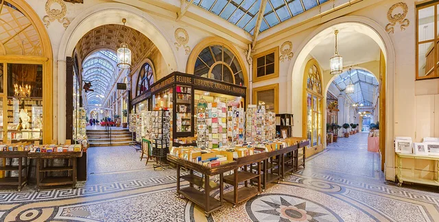 Interior of Galerie Vivienne, Paris