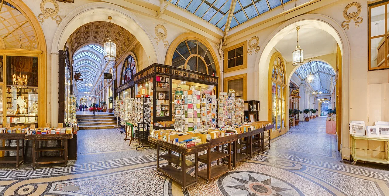 Interior of Galerie Vivienne, Paris