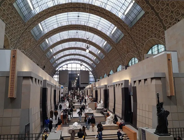 The main hall of the Musée d’Orsay in Paris