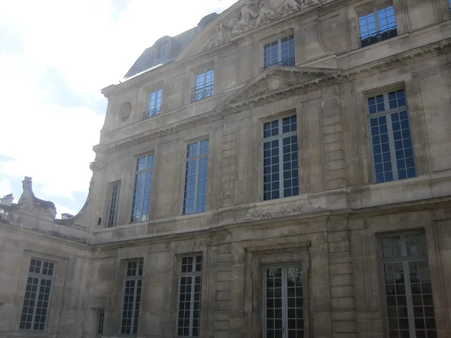 Courtyard façade of the Musée Picasso in the Hôtel Salé, Paris