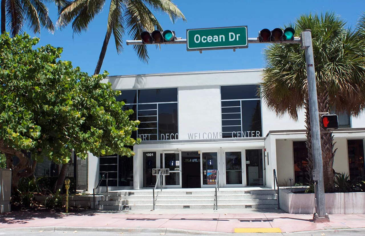 Art Deco Welcome Center on Ocean Drive, Miami Beach