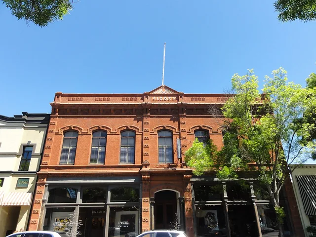 Historic storefront on Main Street in St. Helena